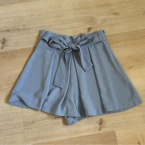 Zara Light Blue Women's Skort with Bow